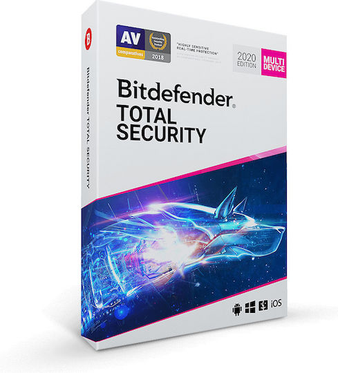 BitDefender Total Security 2020 für 5 Geräte und 2 Jahre Nutzung (Elektronische Lizenz)