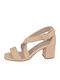 Paola Ferri Damen Sandalen in Beige Farbe