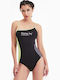 Evide Frauen Bodysuit Schwarz