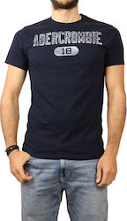 Abercrombie & Fitch Тениска Тъмносин