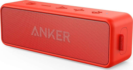 Anker SoundCore 2 Ηχείο Bluetooth 12W με Διάρκεια Μπαταρίας έως 24 ώρες Κόκκινο