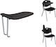 Woodwell Study Lectern for Visitor Chair Plasti...