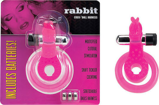 Seven Creations Rabbit Cock & Ball Harness Pink