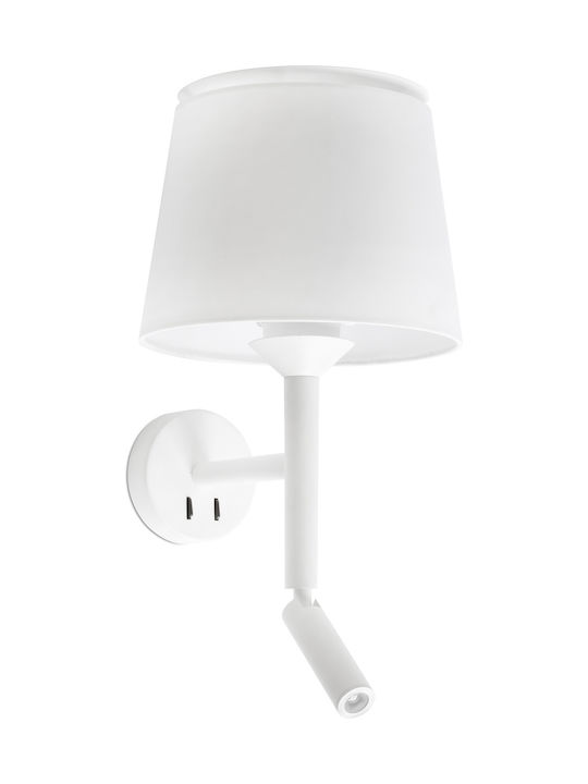 Faro Barcelona Savoy Modern Lamp Wall with Sock...