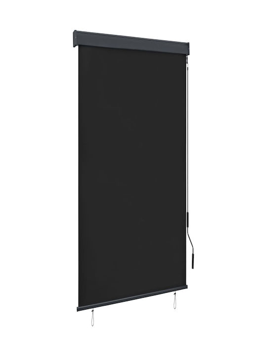 vidaXL Garden Sideway Sunshade Roller Charcoal ...