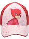 Stamion Παιδικό Καπέλο Jockey Υφασμάτινο Pj Masks Κόκκινο