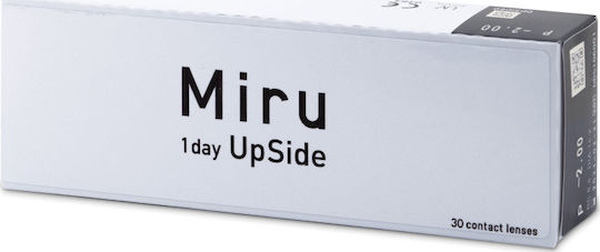 Menicon Miru 1 Day UpSide 30 Ημερήσιοι Φακοί Επαφής Υδρογέλης