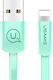 Usams Flat USB to Lightning Cable Πράσινο 1.2m ...