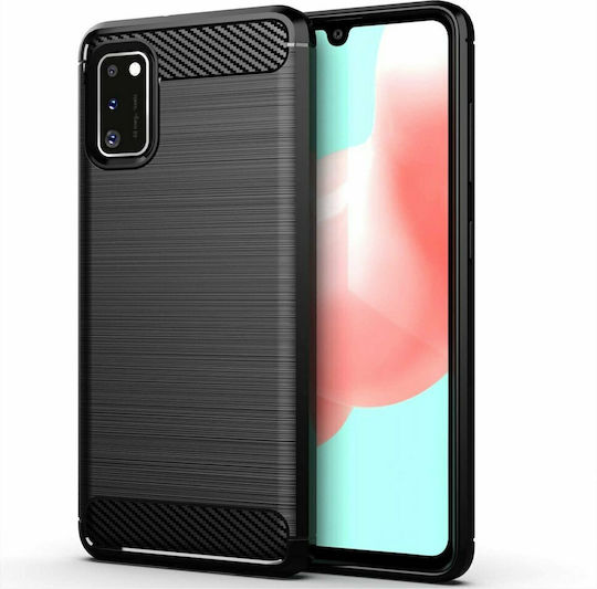 Hurtel Back Cover Silicon Negru (Galaxy A41)