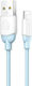 Usams Sj245 Ice Cream Редовна USB-A към Lightning кабел Син 1м (SJ245USB02)