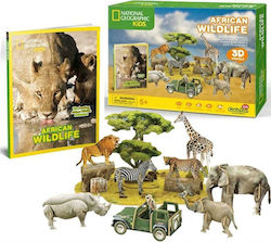 African Wildlife Puzzle 3D 69 Pieces