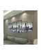vidaXL Fivefold Painting on Canvas 200x100cm