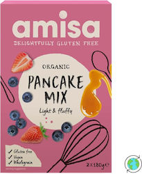 amisa Organic Product Mix for Pancake Gluten-Free for Fritters, Pancakes & Crepes Gluten Free 360gr