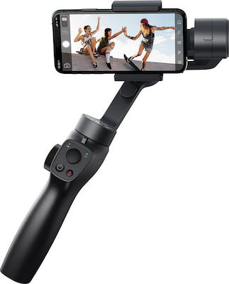 Baseus Handheld Gimbal Stabilizer with 3 Axis Stabilization and 12 Operating Hours Gray