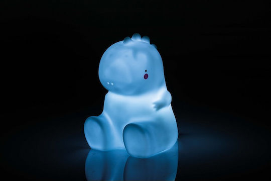 Interbaby Led Kids Decorative Lamp Little dinosaur Blue 15.5x8.3x9.2εκ.