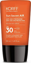 Korff Sun Secret Air Sunscreen Cream Face SPF30 50ml Korff Sun Secret Air Sunscreen Cream Face SPF30 50ml