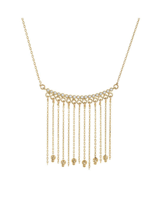 Gold necklace 14K Rain Elite