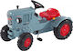 Kids Foot-to-Floor Ride On Tractor with Pedal Eicher Diesel ED 16 Blue