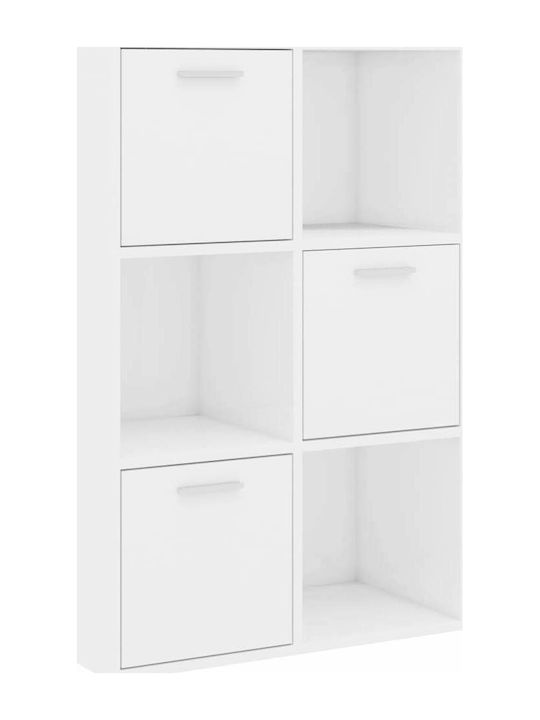 Bookcase White 60x29.5x90cm