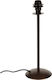 VK Lighting Μεταλλικό Πορτατίφ για Ντουί E14 με Καφέ Βάση
