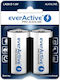 everActive Pro Baterii Alcaline D 1.5V 2buc