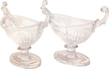 Mario Luca Giusti Salt and pepper shaker Saliera Casanova Transparente Salt and Pepper Set Plastic 2pcs