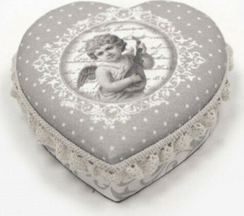 Faitakis Pack Wooden Decorative Box Angel 11x11x4.5cm