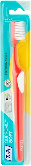 TePe Supreme Manual Toothbrush Soft Red 1pcs