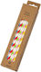 Dexam Striped Καλαμάκια Χάρτινα Πολύχρωμα 50τμχ