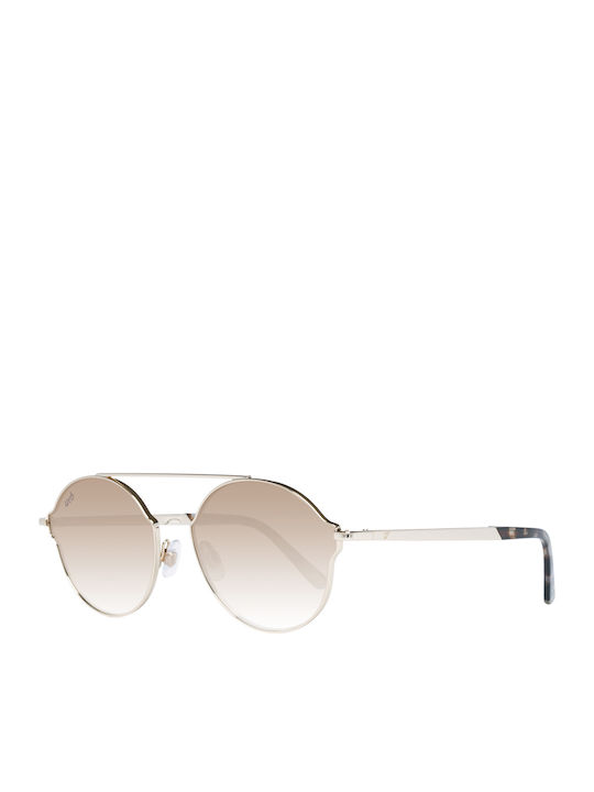 Web Men's Sunglasses with Gold Metal Frame WE0243 32G