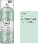Cosmos Lac Chalk Effect Spray cu Creta N09 turcoaz marocan 400ml N09
