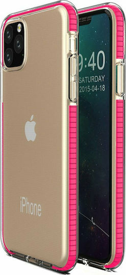 Hurtel Spring Back Cover Silicon 1mm Fuchsia (iPhone 11 Pro Max)