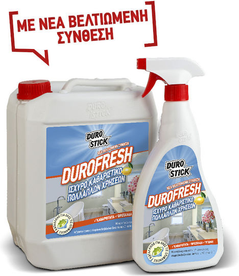 Durostick DUROFRESH Επαγγελματικό Καθαριστικό Υγρό Γενικής Χρήσης με Απολυμαντική Δράση 5lt
