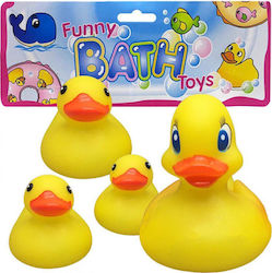 ToyMarkt Funny Bath Ducks Bath Ducks for 0++ Months 4pcs