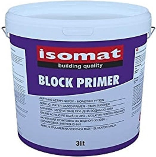 Isomat Block Primer Grundierung Acryl-Wasser-Grundierung - Isolator von Böden Geeignet für Gemäuer 3Es