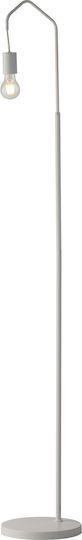 Fan Europe Habitat Vintage Floor Lamp Height 165xLength 27cm with E27 Lamp Bulb Base White