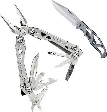 Gerber Suspension NXT Multitool Cu Mecanism De Blocare Gri Cu Husă & Cuțit De Buzunar Mini Paraframe