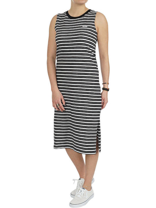Rochie De Vară Pentru Femei Midi Neagră