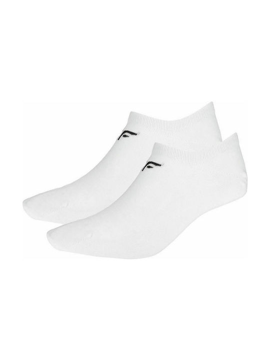 4F H4L20-SOM007 Sportsocken Mehrfarbig 2 Paare Weiß