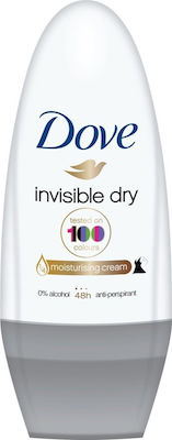 Dove Invisible Dry Tested on 100 Colours Αποσμητικό 48h σε Roll-On 50ml