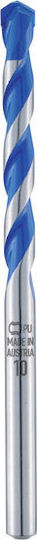 Alpen Drills Profi Drill with Cylindrical Shank for Glass, Tiles, Masonry, Metal and Wood 8x80mm