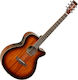 Tanglewood Semi-Akustik Gitarre TW4 E KOA Ausschnitt Bersten