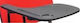 Velco Lectern for Visitor Chair Plastic Black