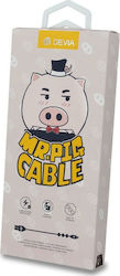 Devia Mr Pig USB-A to Lightning Cable Brown 1m (308444)