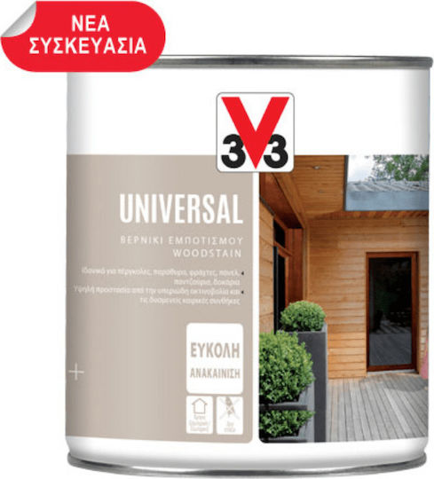 V33 Wood Protector Universal Impregnation Varnish Water Pine Satin 750ml