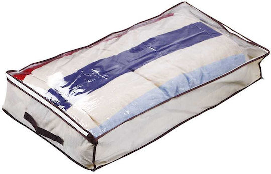 Viosarp Fabric Storage Case For Clothes in Ecru Color 50x115x15cm 1pcs