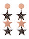 Earrings stars rain - ROSE GOLD earrings