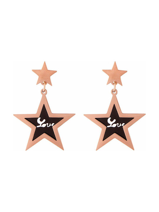 Star earrings - Earrings ROSE GOLD