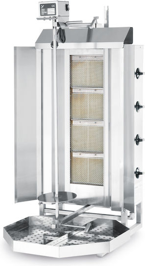 Hendi Μηχανή Γύρου LPG 226001 with Rotisserie for 80kg