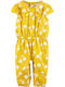 Carter's Baby Bodysuit Short-Sleeved Yellow